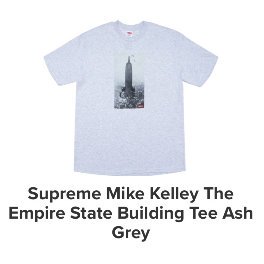 SOLD Supreme Mike Kelley Empire State Building Tee